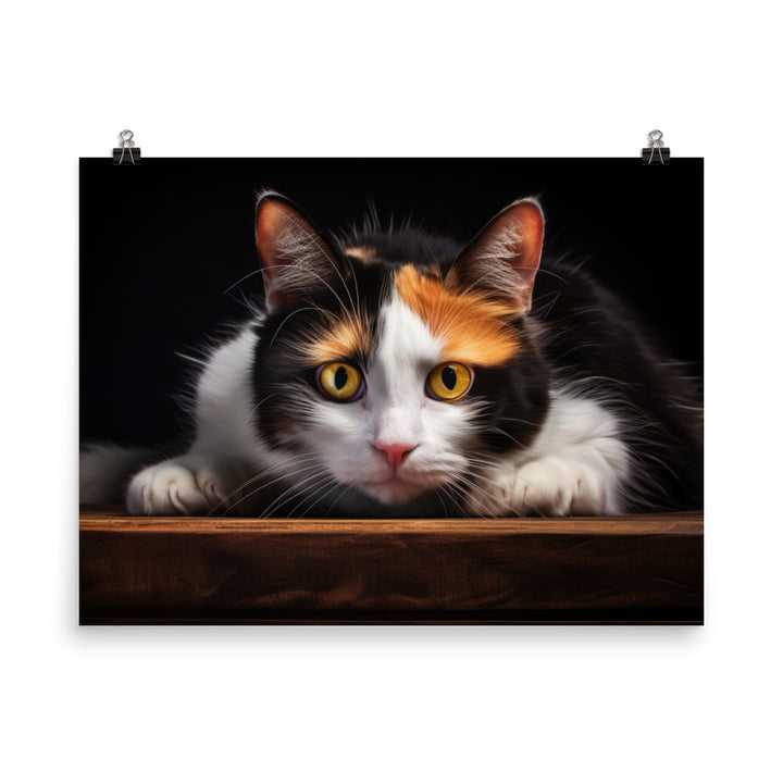 Japanese Bobtail Photo paper poster - PosterfyAI.com