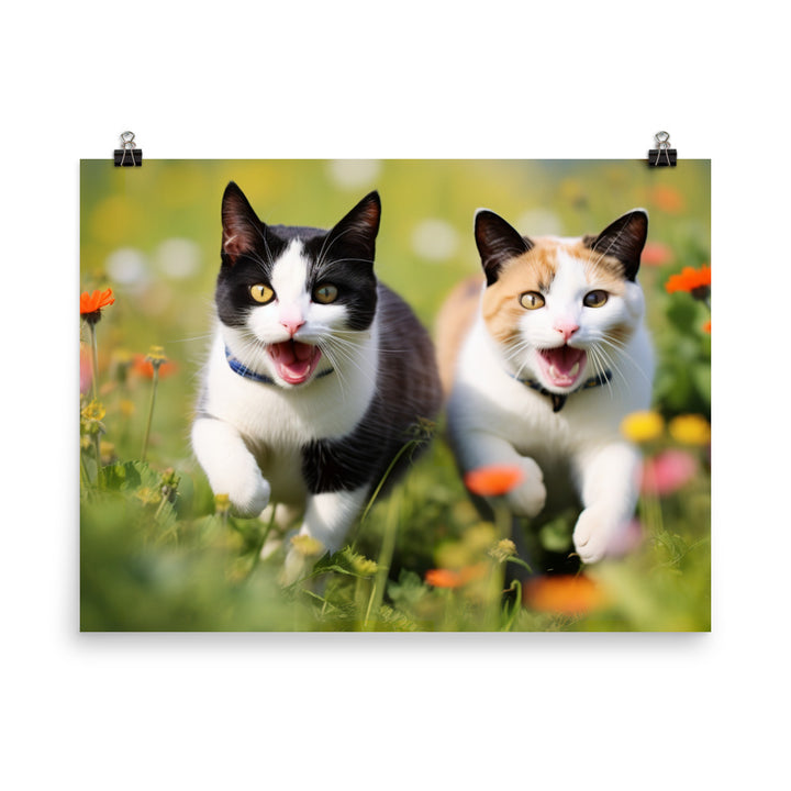 Japanese Bobtail Photo paper poster - PosterfyAI.com