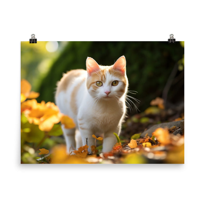 Japanese Bobtail Photo paper poster - PosterfyAI.com