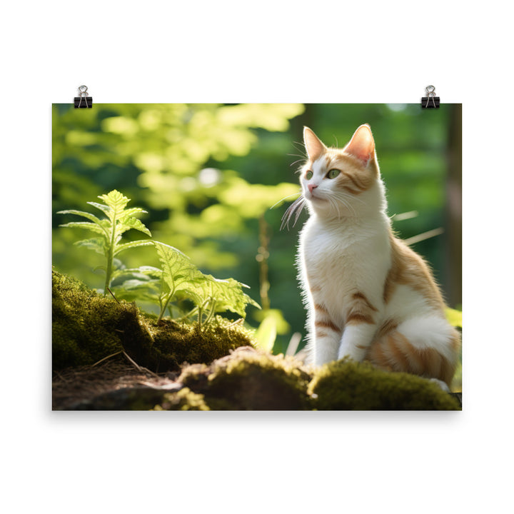 Japanese Bobtail Photo paper poster - PosterfyAI.com