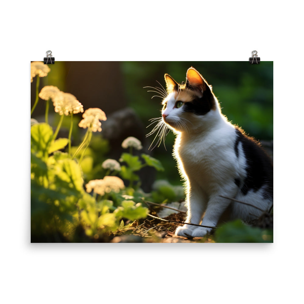 Japanese Bobtail Photo paper poster - PosterfyAI.com