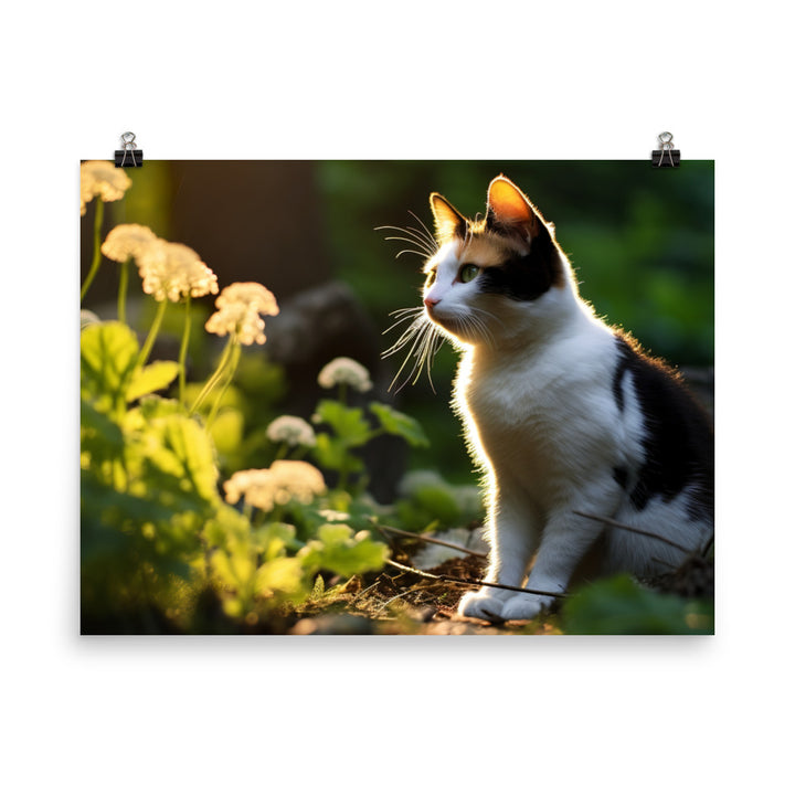 Japanese Bobtail Photo paper poster - PosterfyAI.com