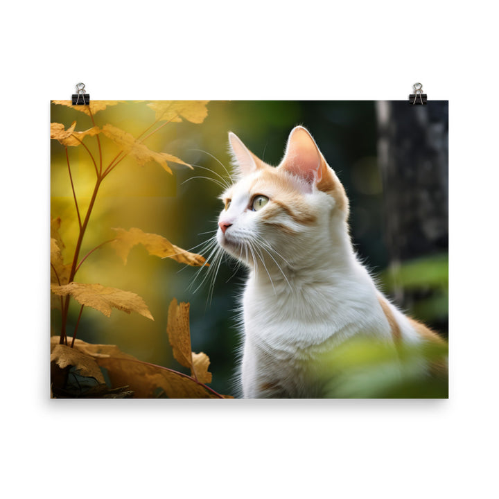Japanese Bobtail Photo paper poster - PosterfyAI.com