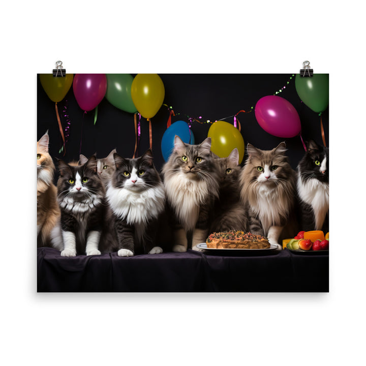 Norwegian Forest Photo paper poster - PosterfyAI.com