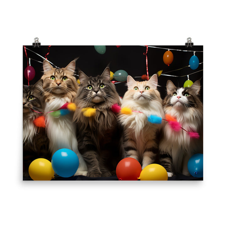 Norwegian Forest Photo paper poster - PosterfyAI.com