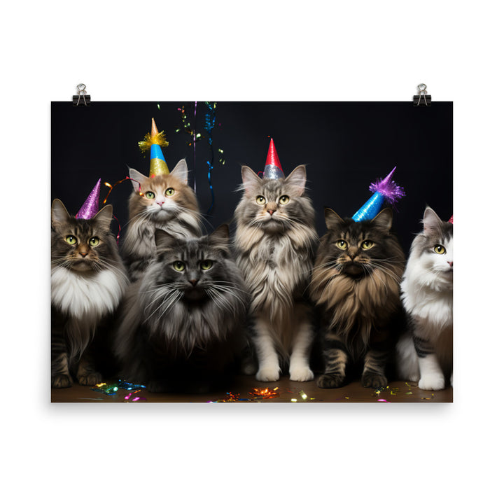 Norwegian Forest Photo paper poster - PosterfyAI.com