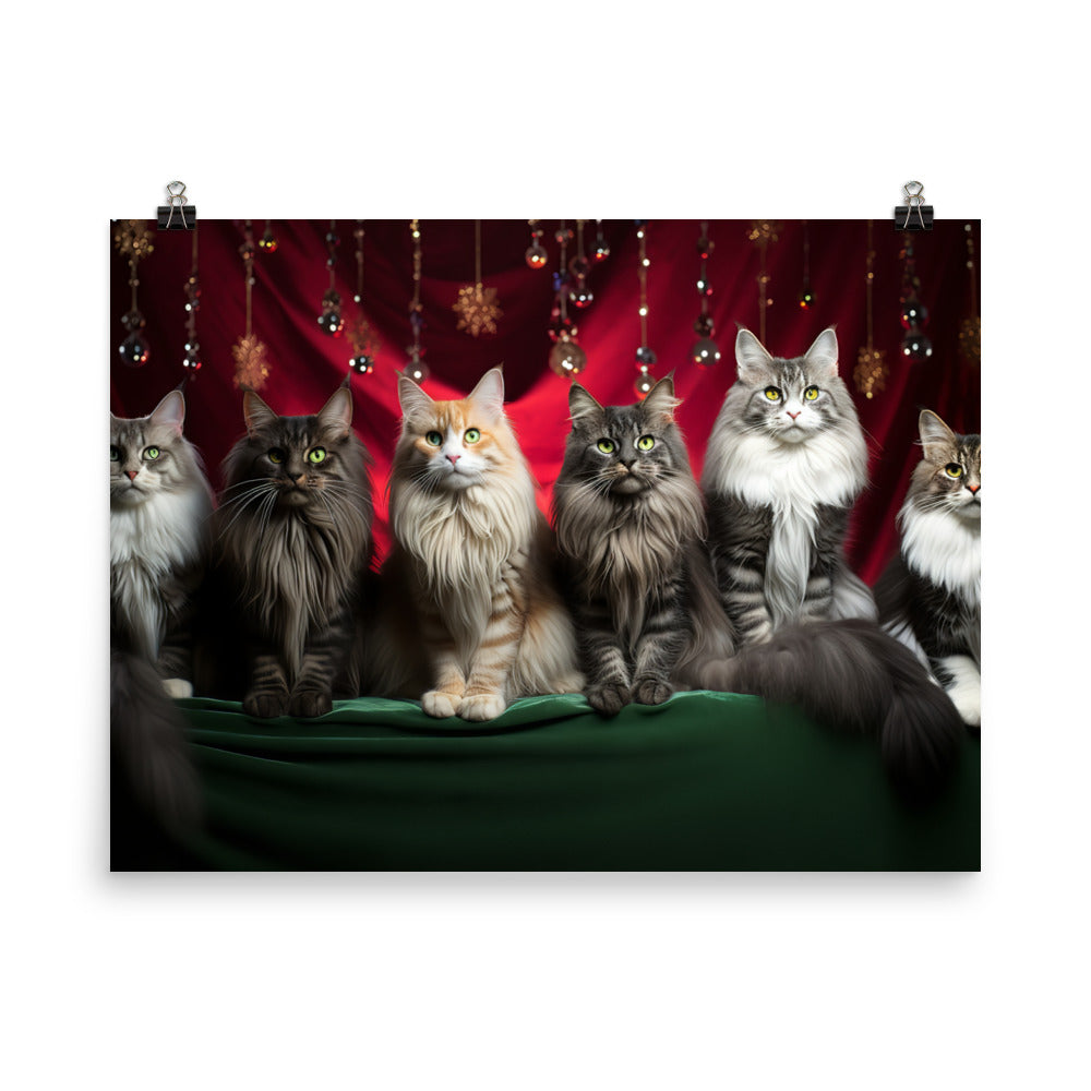 Norwegian Forest Photo paper poster - PosterfyAI.com