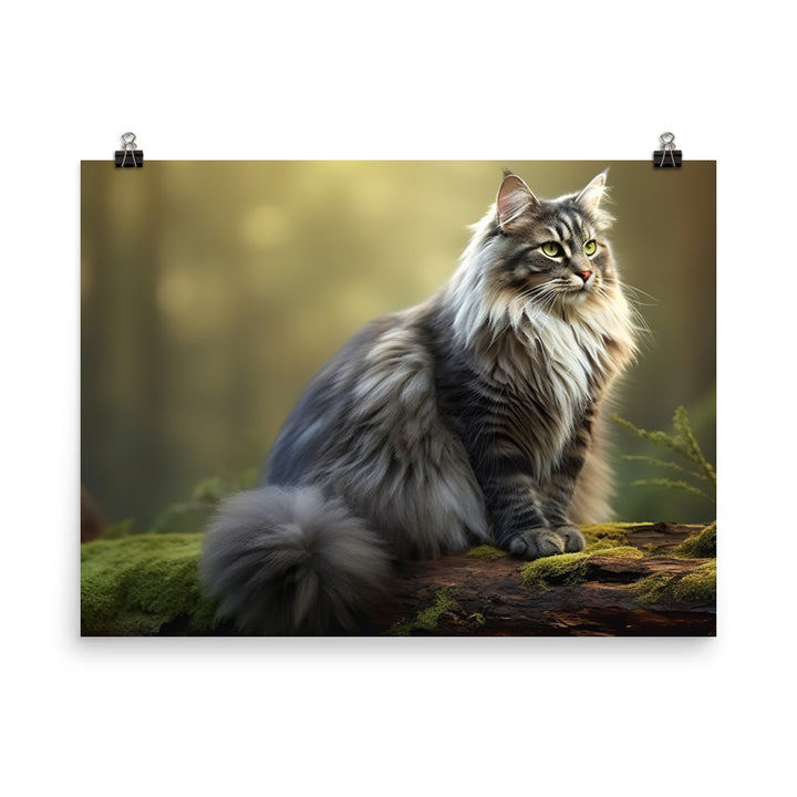 Norwegian Forest Photo paper poster - PosterfyAI.com