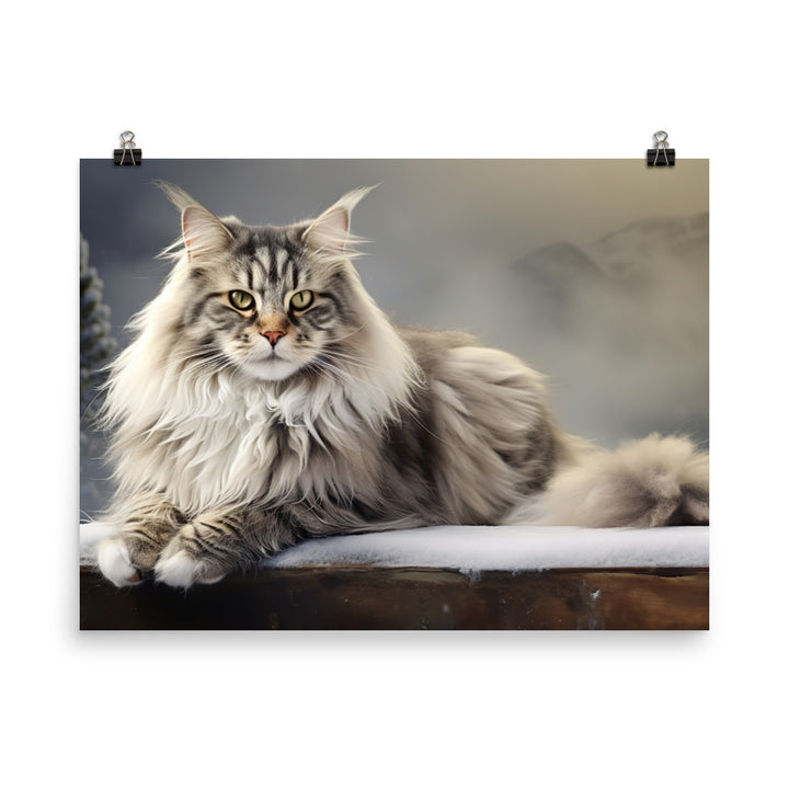 Norwegian Forest Photo paper poster - PosterfyAI.com