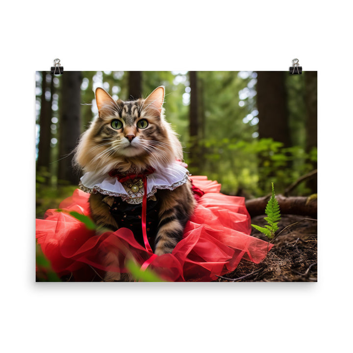 Norwegian Forest Photo paper poster - PosterfyAI.com