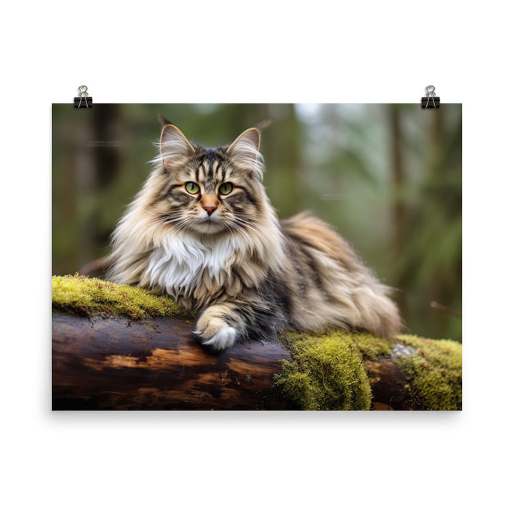 Norwegian Forest Photo paper poster - PosterfyAI.com