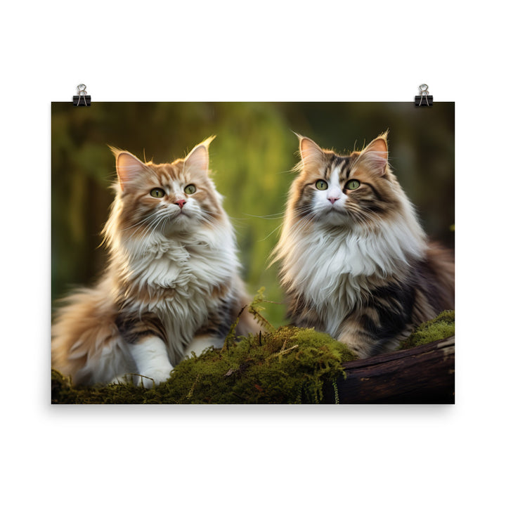 Norwegian Forest Photo paper poster - PosterfyAI.com