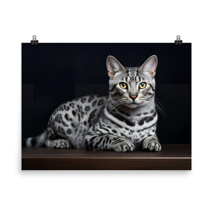 Egyptian Mau Photo paper poster - PosterfyAI.com