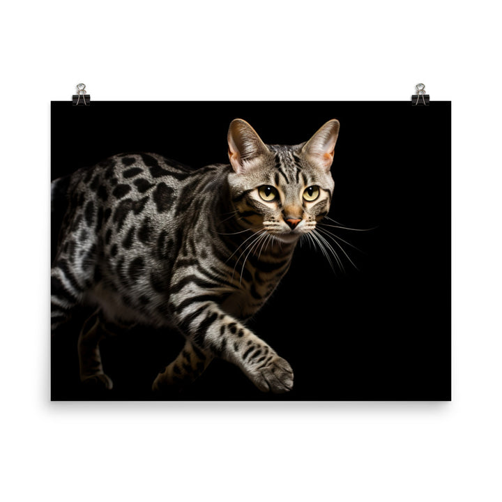 Egyptian Mau Photo paper poster - PosterfyAI.com