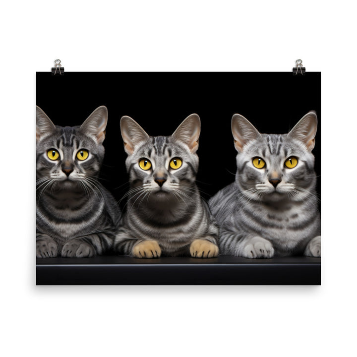 Egyptian Mau Photo paper poster - PosterfyAI.com