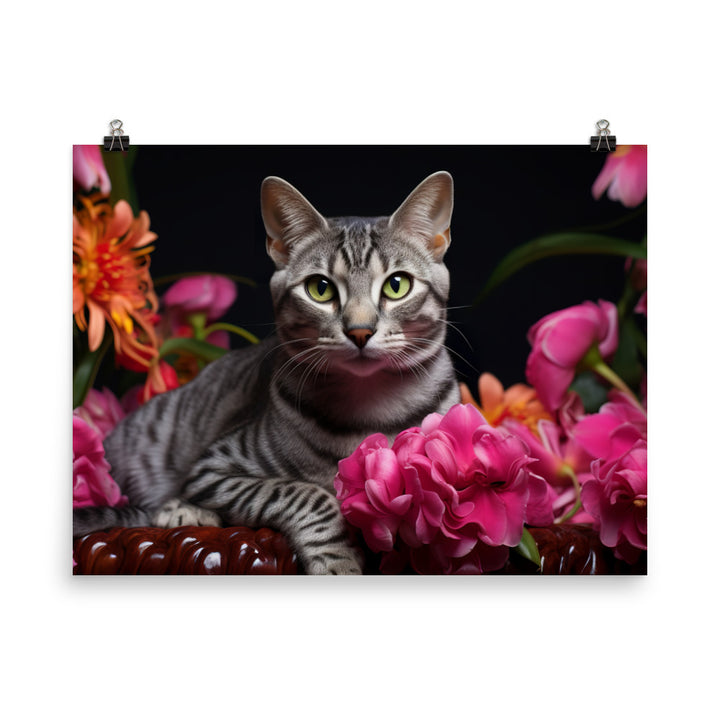Egyptian Mau Photo paper poster - PosterfyAI.com