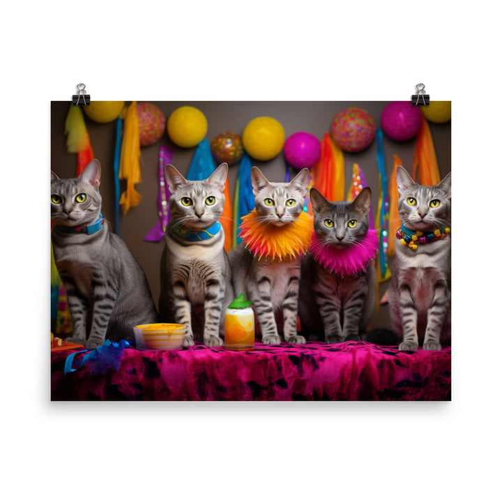 Egyptian Mau Photo paper poster - PosterfyAI.com