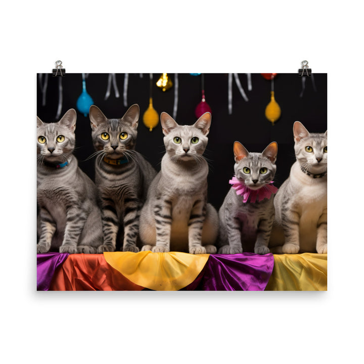 Egyptian Mau Photo paper poster - PosterfyAI.com