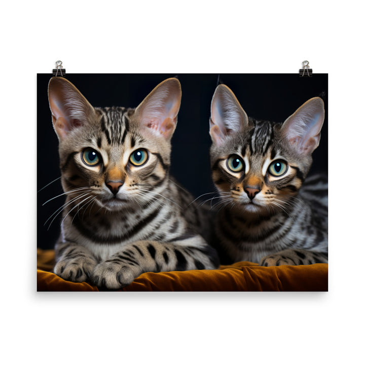 Egyptian Mau Photo paper poster - PosterfyAI.com