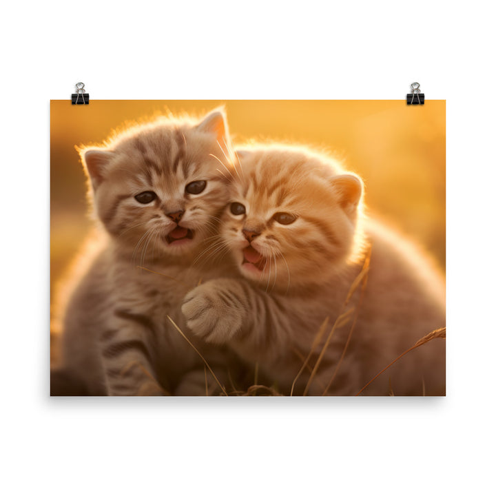 Scottish Fold Photo paper poster - PosterfyAI.com