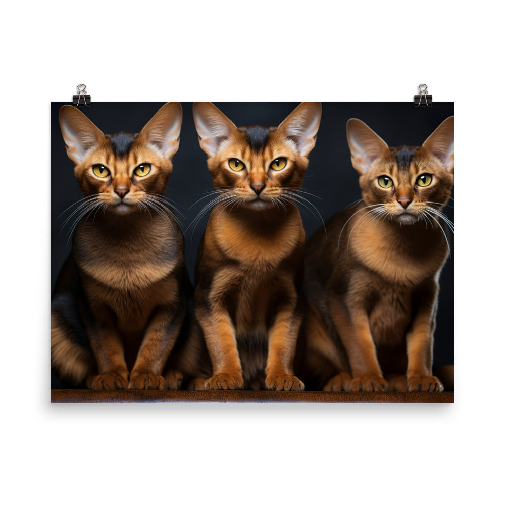 Abyssinian Photo paper poster - PosterfyAI.com