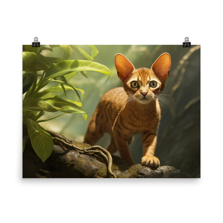 Abyssinian Photo paper poster - PosterfyAI.com