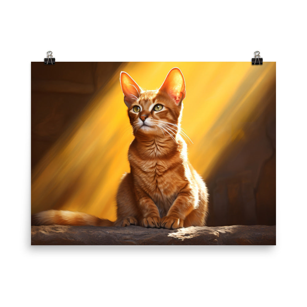 Abyssinian Photo paper poster - PosterfyAI.com