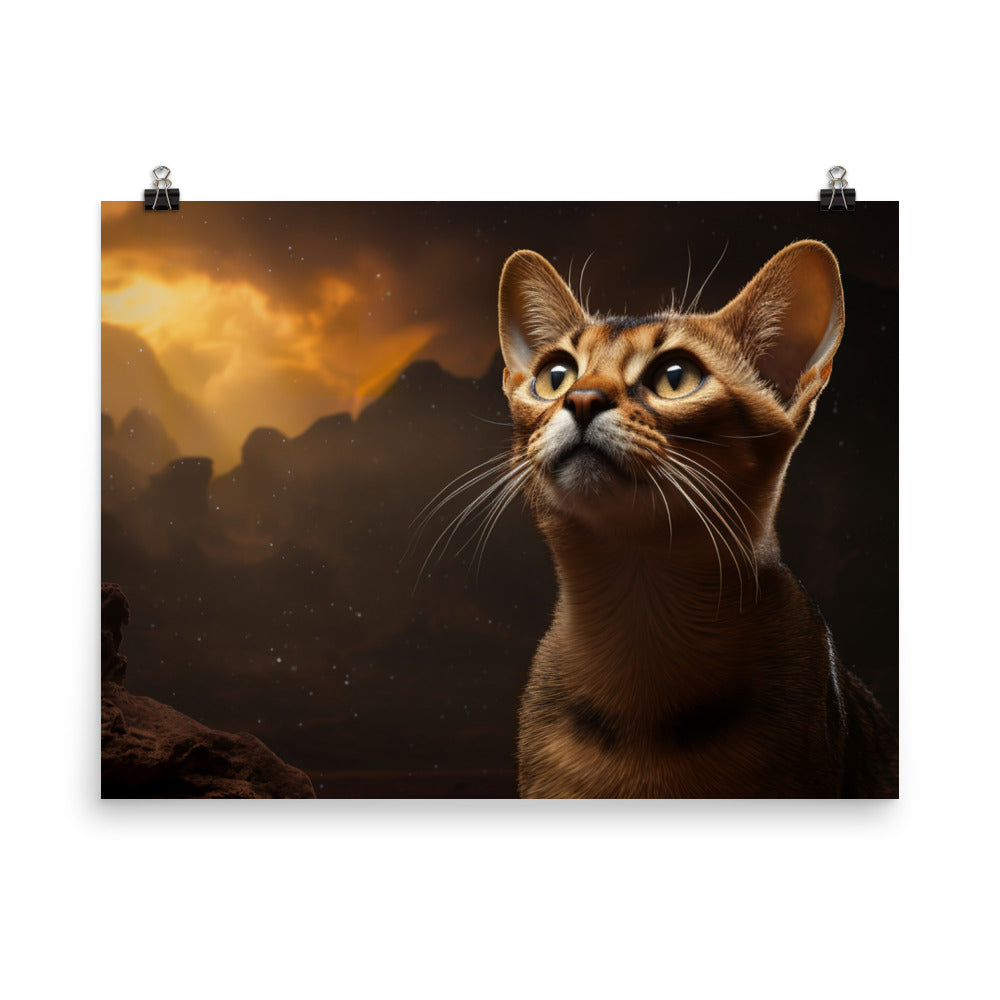 Abyssinian Photo paper poster - PosterfyAI.com