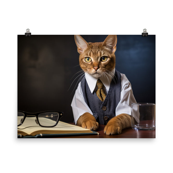 Abyssinian Student Photo paper poster - PosterfyAI.com