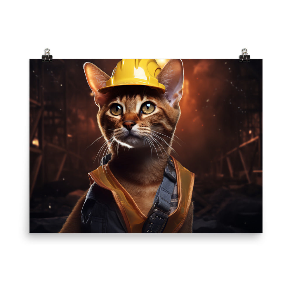 Abyssinian Contractor Photo paper poster - PosterfyAI.com