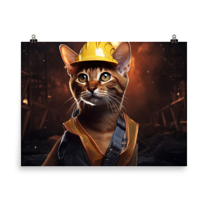 Abyssinian Contractor Photo paper poster - PosterfyAI.com