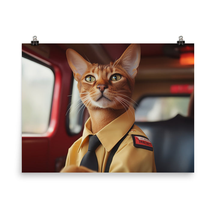 Abyssinian Transit Operator Photo paper poster - PosterfyAI.com