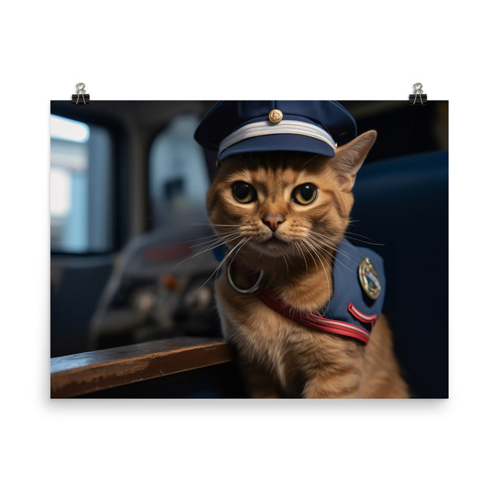 Abyssinian Mail Carrier Photo paper poster - PosterfyAI.com