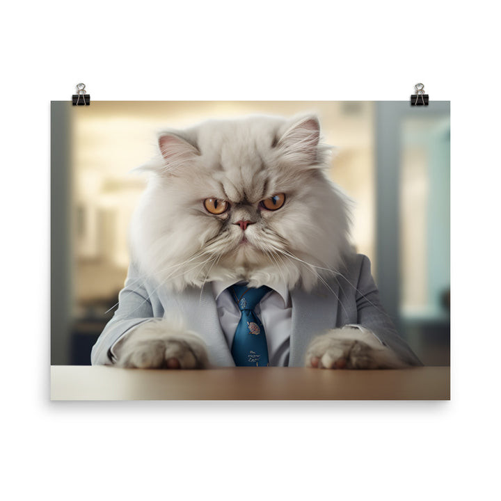 Persian Sales Consultant Photo paper poster - PosterfyAI.com
