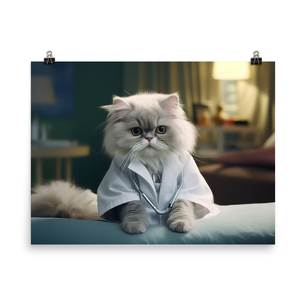 Persian Nurse Photo paper poster - PosterfyAI.com