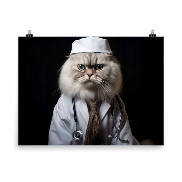 Persian Doctor Photo paper poster - PosterfyAI.com