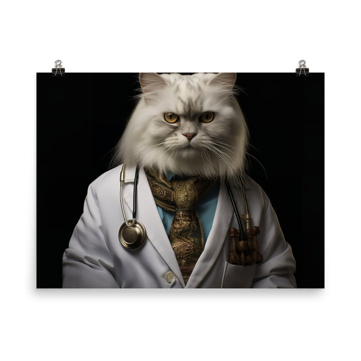 Persian Doctor Photo paper poster - PosterfyAI.com