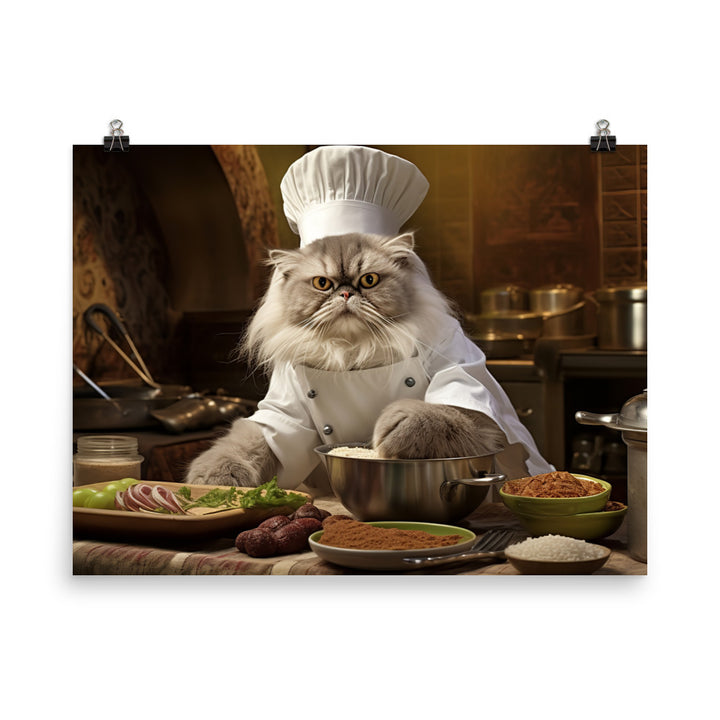 Persian Chef Photo paper poster - PosterfyAI.com