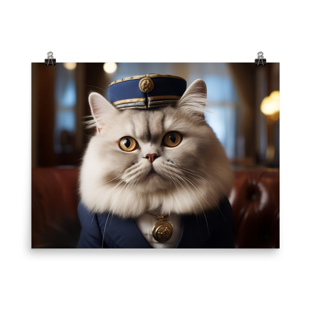 Persian Cabin Crew Photo paper poster - PosterfyAI.com