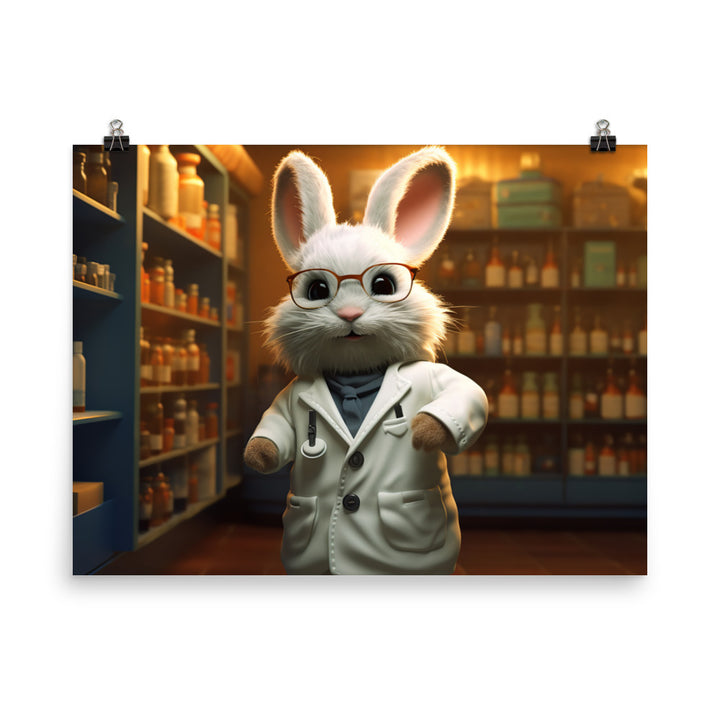 Lionhead Pharmacist Photo paper poster - PosterfyAI.com