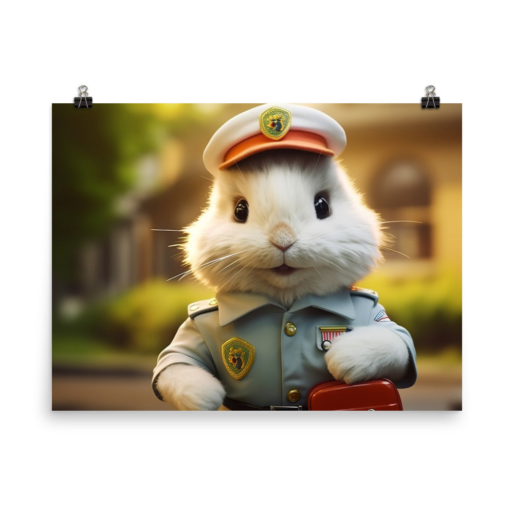 Lionhead Paramedic Photo paper poster - PosterfyAI.com