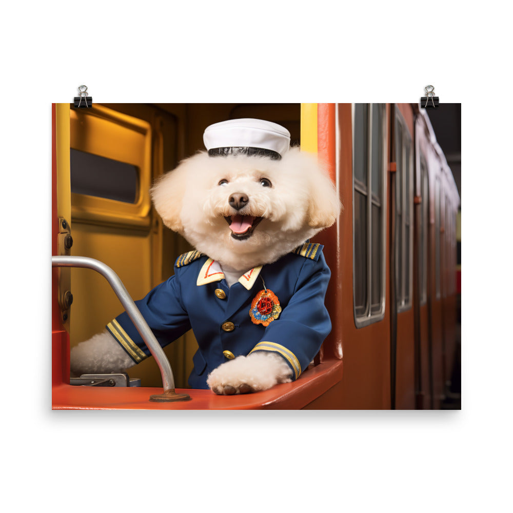 Poodle Transit Operator Photo paper poster - PosterfyAI.com