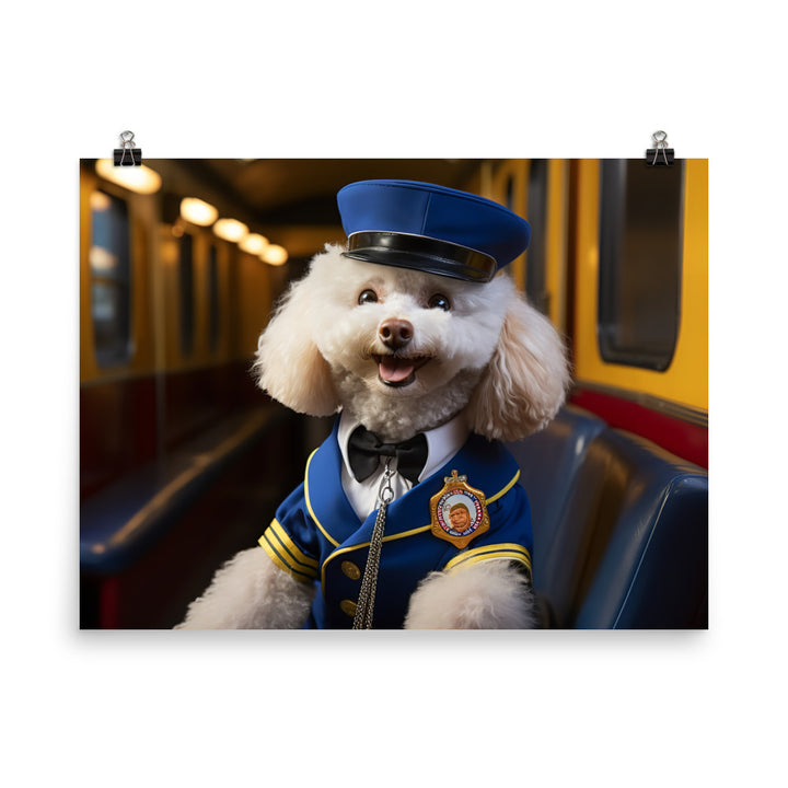 Poodle Transit Operator Photo paper poster - PosterfyAI.com