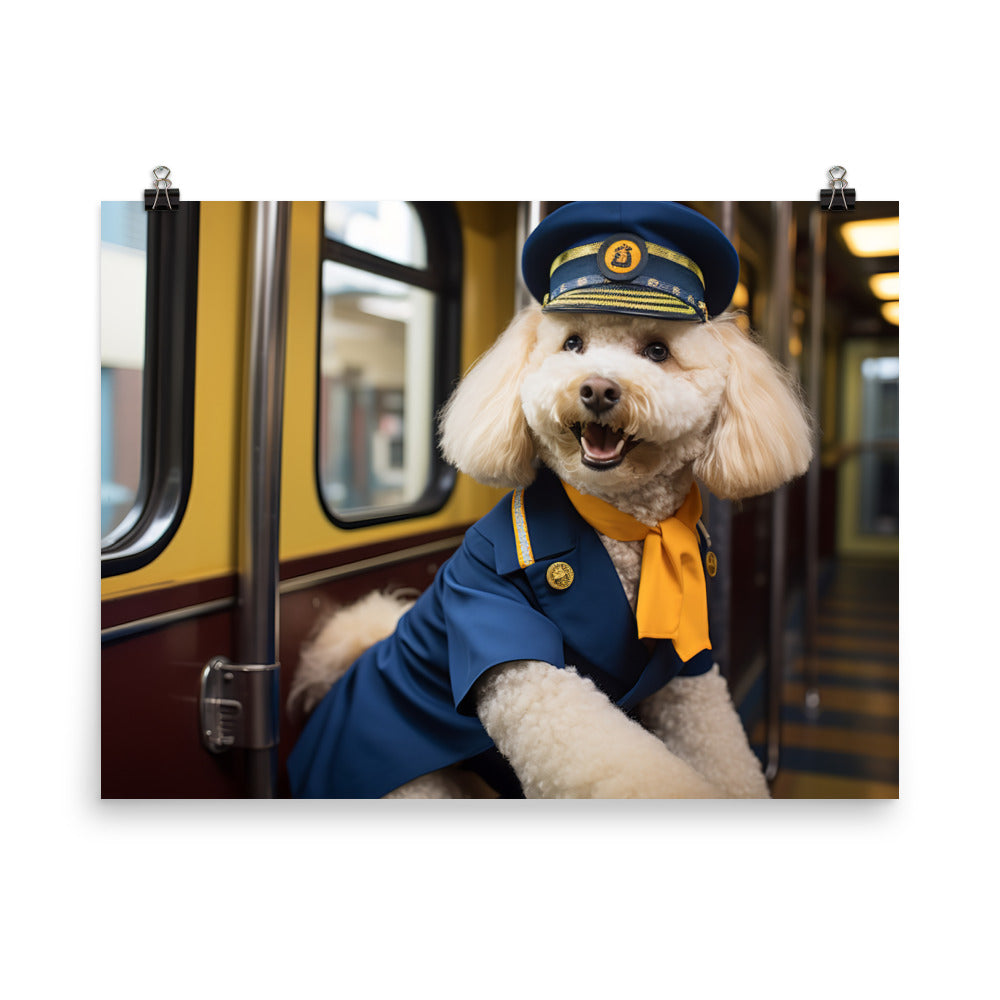 Poodle Transit Operator Photo paper poster - PosterfyAI.com