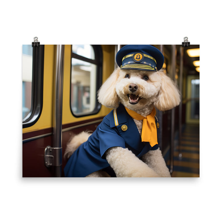 Poodle Transit Operator Photo paper poster - PosterfyAI.com