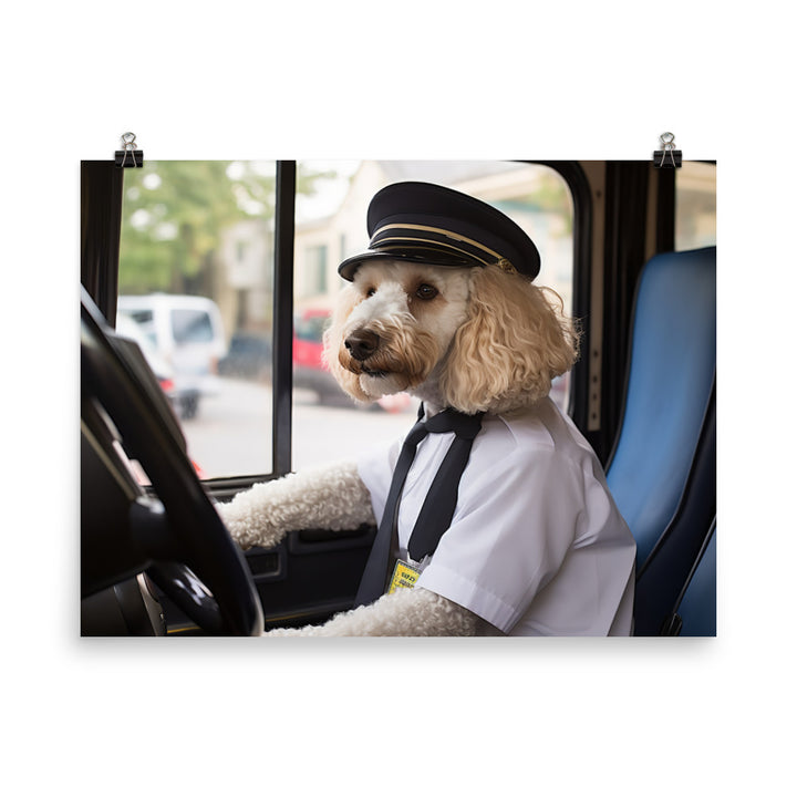 Poodle Transit Operator Photo paper poster - PosterfyAI.com