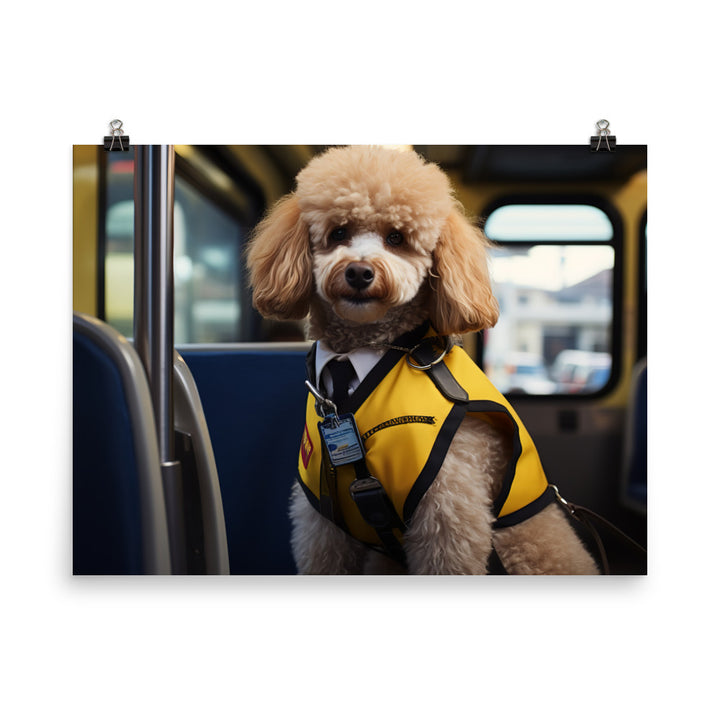 Poodle Transit Operator Photo paper poster - PosterfyAI.com