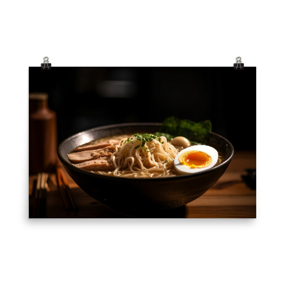 Shoyu Ramen photo paper poster - Posterfy.AI