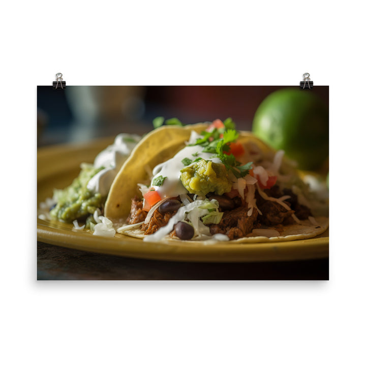 Taco Treat photo paper poster - Posterfy.AI