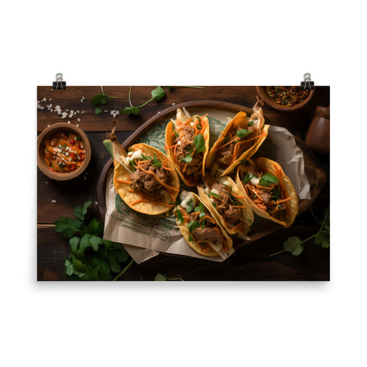 Kimchi Tacos photo paper poster - Posterfy.AI